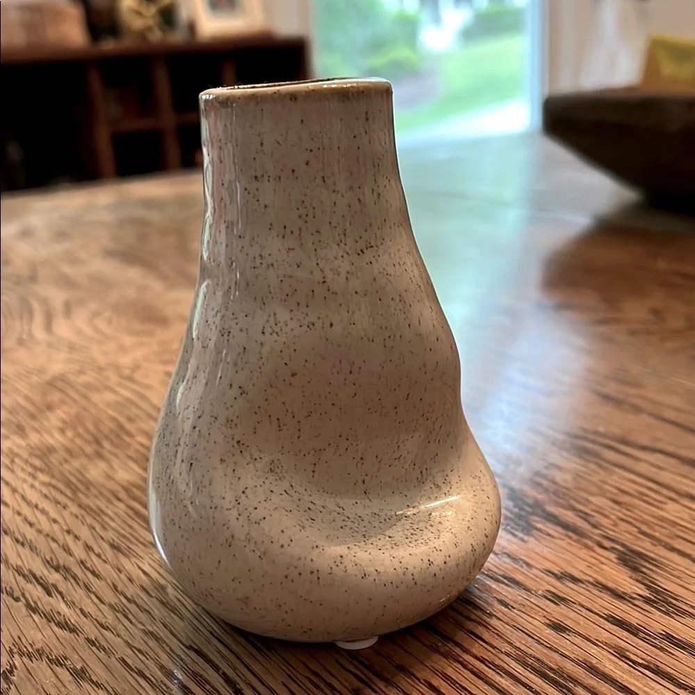 Anthropologie Speckled Ceramic Vase